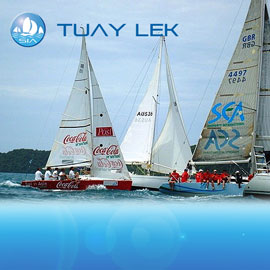 Tuay Lek platu racing sports yacht charter sail in asia